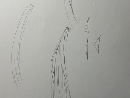 零基础绘画小技巧 #一起学画画 #零基础学画画 #绘画教程 0基础头发马尾绘画教学