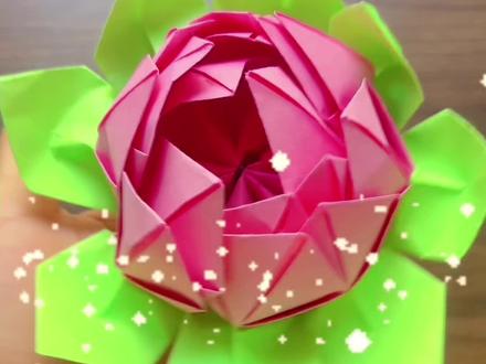 荷花2.0版 #夏日手工#亲子手工#幼儿园手工