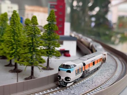 #火车模型 #火车模型的折法 #微缩里的迷你世界 #微缩模型 #火车迷爱好者 n比例火车模型入门攻略 JR西日本 日本铁路 熊猫黑潮号 287系