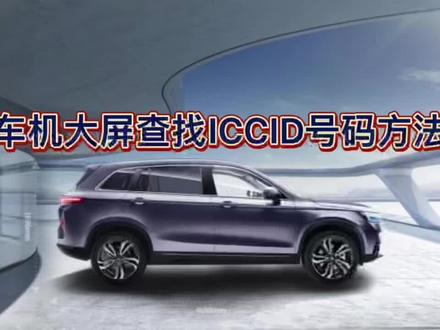 车机大屏查找ICCID号码方法~#汽车知识 #dou是好车