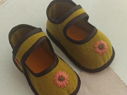 手工刺绣雏菊花,缝纫日常