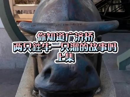 #牛气冲天 #湘子桥 #潮州 你知道“两只鉎牛一只溜”的故事吗?