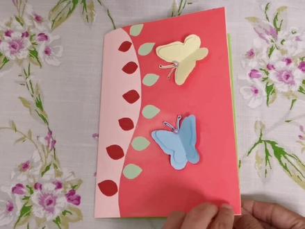 自制教师节礼物,手工3D立体贺卡 #教师节贺卡