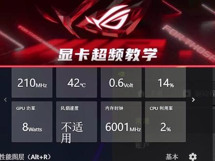 显卡超频教学 您的显卡超频了吗?#显卡 #超频 #电脑知识 #干货分享 #游戏本