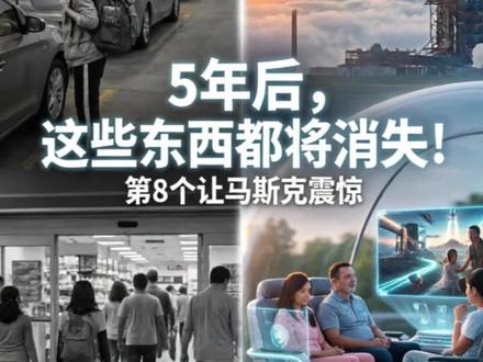 2030年!10大颠覆性变革改写你的人生#经济发展#未来趋势 #知识分享