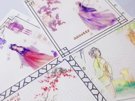 复古边框的几种画法#边框素材 #手帐边框怎么画 #手帐边框 #手帐边框简笔画