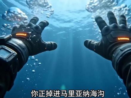 第一视角探索马里亚纳海沟10935米!深渊尽头的真相让人窒息 第一视角坠入万米深海!遭遇巨物绞杀,10935米海底尽头竟是人类塑料袋。你每一次呼吸,都与深渊相连!#马里亚纳海沟 #探秘 #科普 #AI创作浪潮计划 #深海
