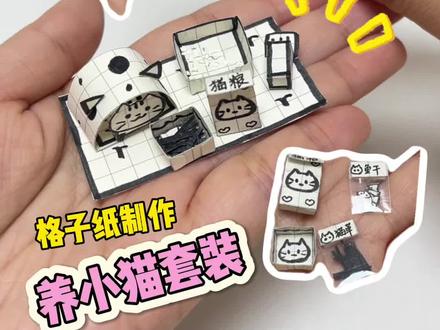 快来跟我养小猫! #手工diy #自制玩具 #创意diy #简单又好玩