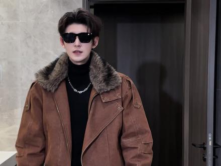 美式复古工装外套#冬季穿搭 #男生穿搭日记