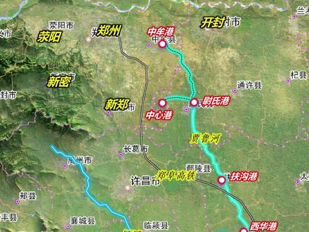 贾鲁河 复航工程示意图