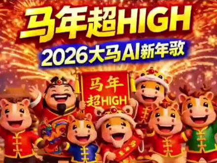大马新年歌曲“马年超high”完整版MV,希望大家喜欢#马超high #马年祝福#新年祝福#春节 #洗脑神曲