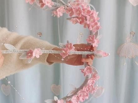 扭扭棒桃花弓箭弓身教程(全)#扭扭棒 #扭扭棒手工#扭扭棒教程 #原创手工