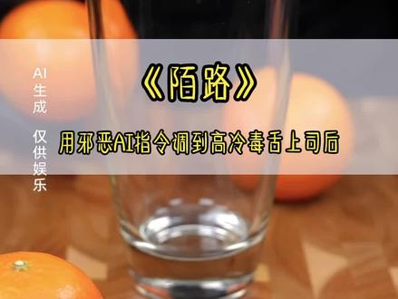 用邪恶AI指令调到高冷毒舌上司后