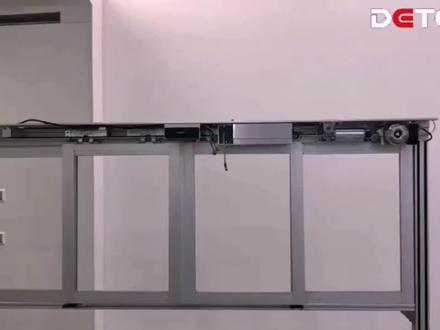 盖泽ECdrive80自动门调试视频(只要一个点动按键+一根两芯线就可以调试)