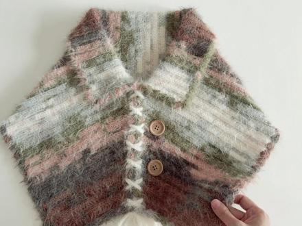 柔软舒适的个性披肩,羊毛混纺保暖实用