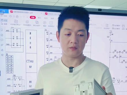干式变压器超温节点怎么接实现断路器跳闸的呢#电气 #高低压成套设备 #电工