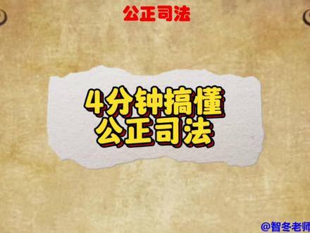 4分钟搞懂什么是公正司法?!#智冬老师讲政治 #高中政治 #高考政治 #教资政治 #公正司法