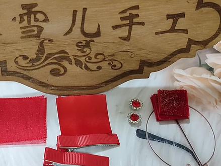 新年儿童发饰,这款小金鱼真可爱 #手工diy #手工发饰教程 #手工制作 #儿童发饰 #古风发饰
