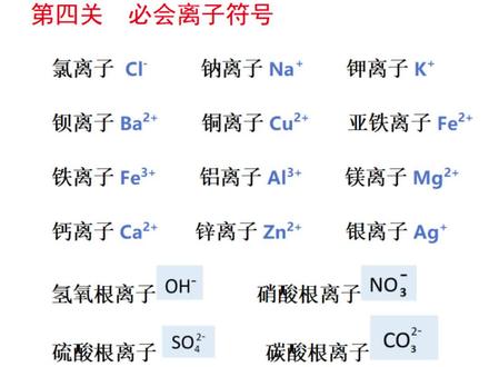 #初中化学 #九年级化学 #新初三化学 暑假零基础预习第四关 离子符号 抖音