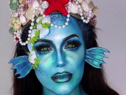 万圣节妆容 - 暗黑系列
#万圣节 #万圣节妆容 #暗夜精灵 #美人鱼 #外星人 #预言家