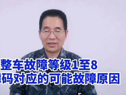 力帆300 650EV整车故障等级1-8对应故障原因 #新能源汽车 #电动汽车 #汽车维修 #汽车