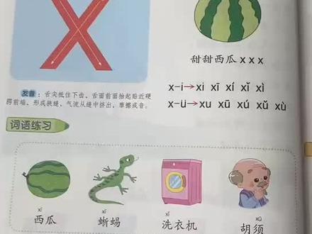 第十八集:汉语拼音x你会吗
#小学语文 #家庭教育 #幼小衔接 #拼音入门拼读教学 #做智慧父母培养优秀孩子