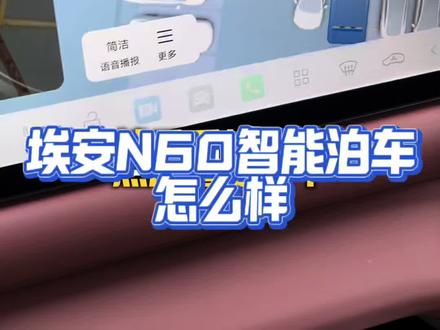 埃安N60智能泊车怎么样?好用吗?