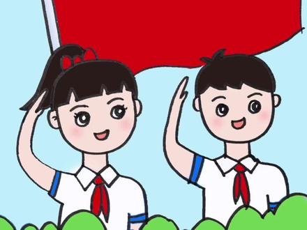 今天是你的生日我的祖国#国庆 #儿童简笔画 #敬礼 #爱国主题绘画 #国庆节绘画 @抖音小助手