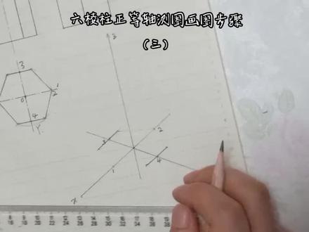 六棱柱正等轴测图