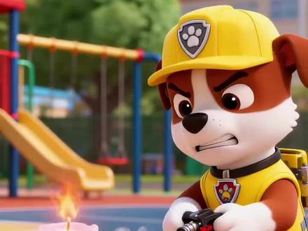 白色蜡烛#汪汪队立大功 #汪汪队立大功之超能救援 #汪汪队开大会