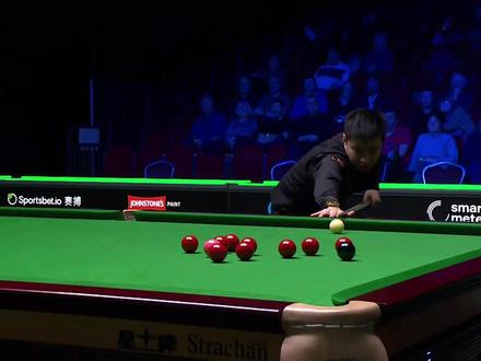 球员锦标赛,赵心童运气加持单杆破百,开启反击号角 #球员锦标赛 #赵心童 #斯莱瑟 #斯诺克