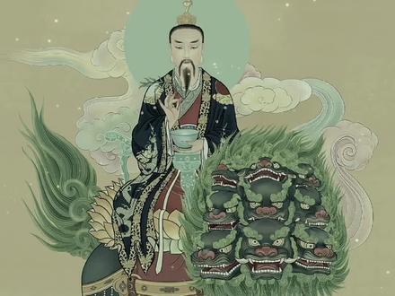 东极青华妙严宫,紫雾霞光彻太空;千朵莲花映宝座,九头狮子出云中;
#太乙救苦天尊 #道教 #见者好运