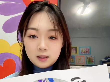 5-6岁美术画什么,课程分享《一只北极熊》#美术老师 #少儿美术 #上热搜 #美术生 #马克笔绘画