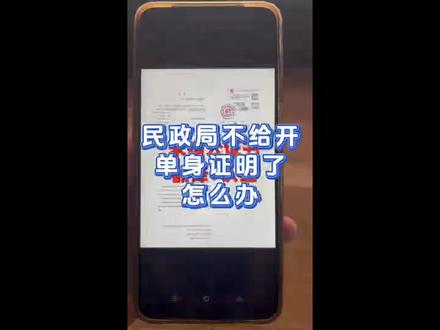 民政局不给开单身证明了怎么办#线上公证#公证#单身证明