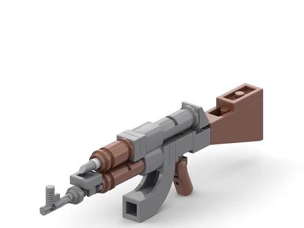 #乐高 乐高Moc教程之AK-47图片版+零件表.