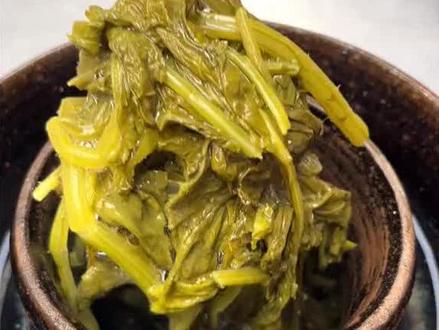 拉丝水腌菜,曲靖人的最爱#美食分享 #美食推荐官