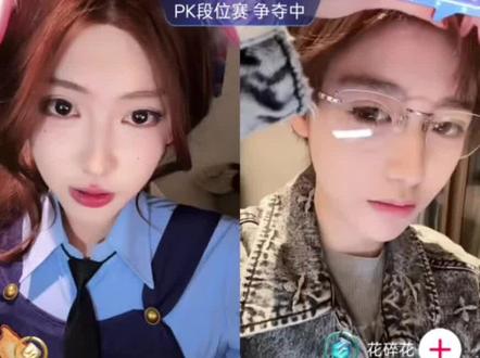 当小男女孩遇见小女男孩 #开心元元#花碎花#直播录屏分享