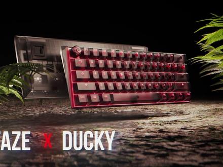 哦霍,有点意思,FaZe Clan x Ducky联名款机械键盘