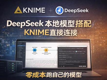 DeepSeek 爆火之后,真正会用的人,已经装进电脑了#DeepSeek #大模型 #llm #knime #Ai