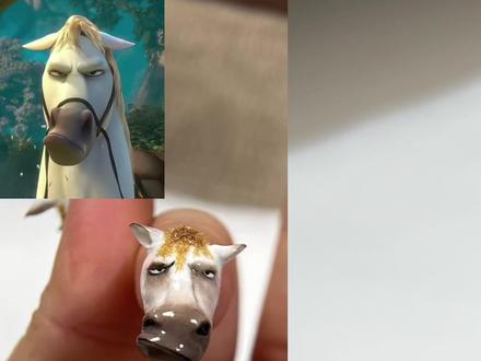 小马美甲教程来啦!#马年美甲 #马年说马 #美甲教程 #我上新闻了