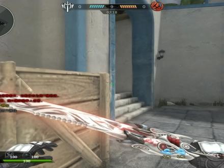 逆战远古神器AR15-A自带直角握把的步枪!