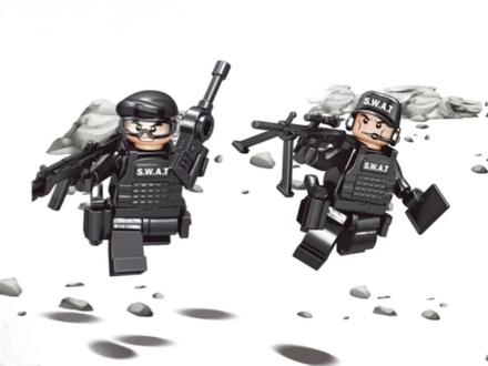 #乐高 我们是特警小队,守护城市和平,我们一直都在! #军事科技 #军事迷