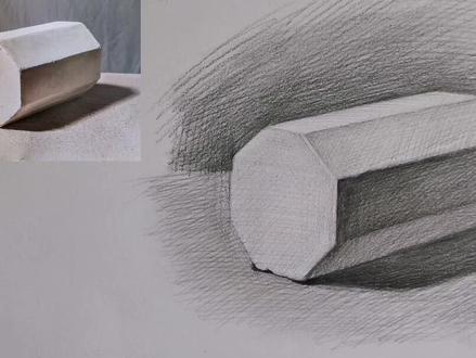 八棱柱的画法(下)