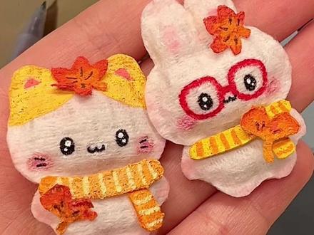 自制洗脸巾捏捏#手作diy #手工 #捏捏 #解压