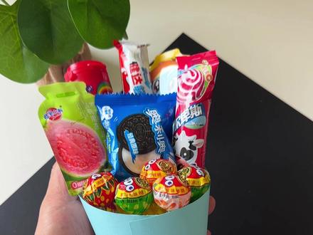 六一儿童节快到了,给孩子准备一束零食花束吧#六一儿童节手工 #儿童节手工 #六一儿童节礼物 #幼儿园手工