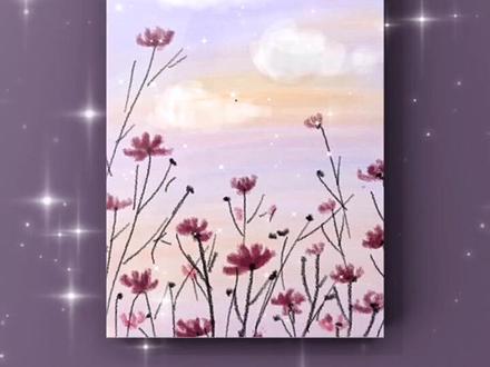 今天我们画超级简单的格桑花,格桑花寓意美好和幸福,你画了准备送给谁呢#备忘录手绘 #画画#格桑花