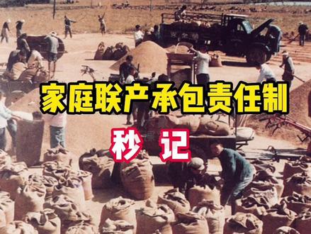 秒记家庭联产承包责任制#历史 #初中历史 #中考复习