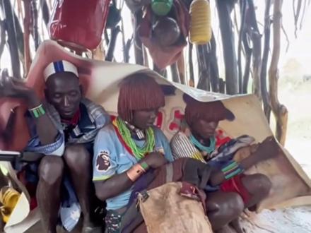 非洲原始部落终于下雨了 #纪录片