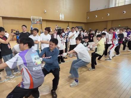 我们不是软柿子!我们是硬骨头!#kpl运动会 #梦之队拔河