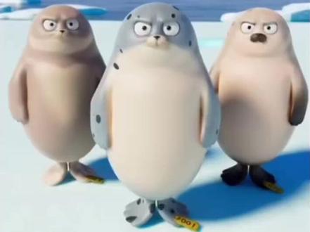 休息的时候就来看滑溜溜企鹅跳舞吧~ #企鹅舞 #抽象 #搞笑